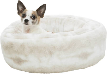 Pluszowe, okrągłe legowisko dla psa 60cm Poduszka Nelli ze zdejmowanym pokrowcem